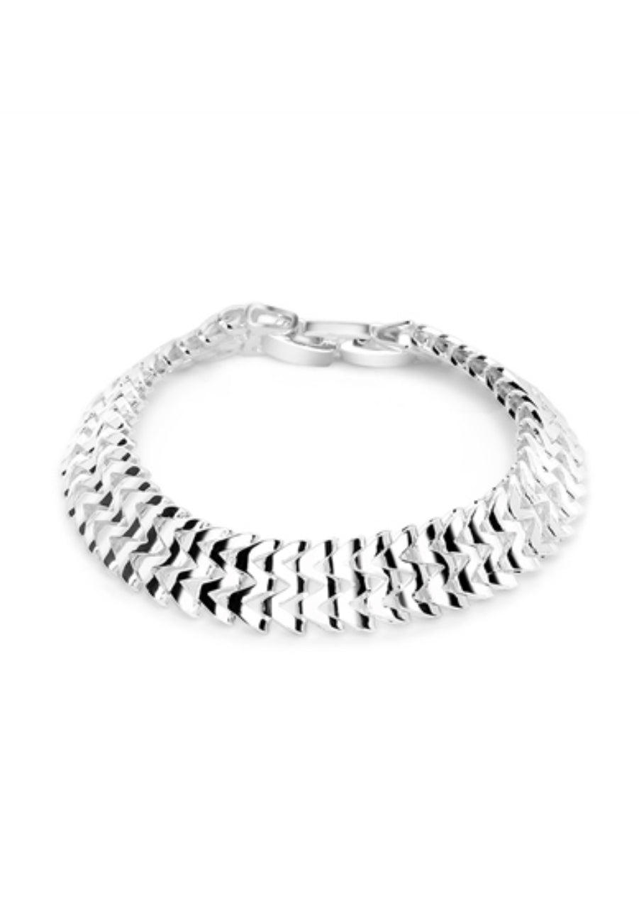Newbridge Silverware Bracelet - Weave Link