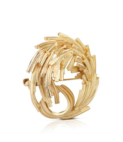 Newbridge Silverware Brooch - Textured Swirl