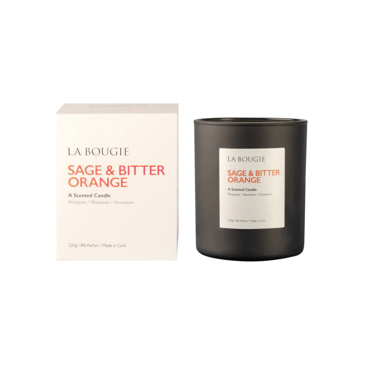 La Bougie Luxury Candle - Sage & Bitter Orange
