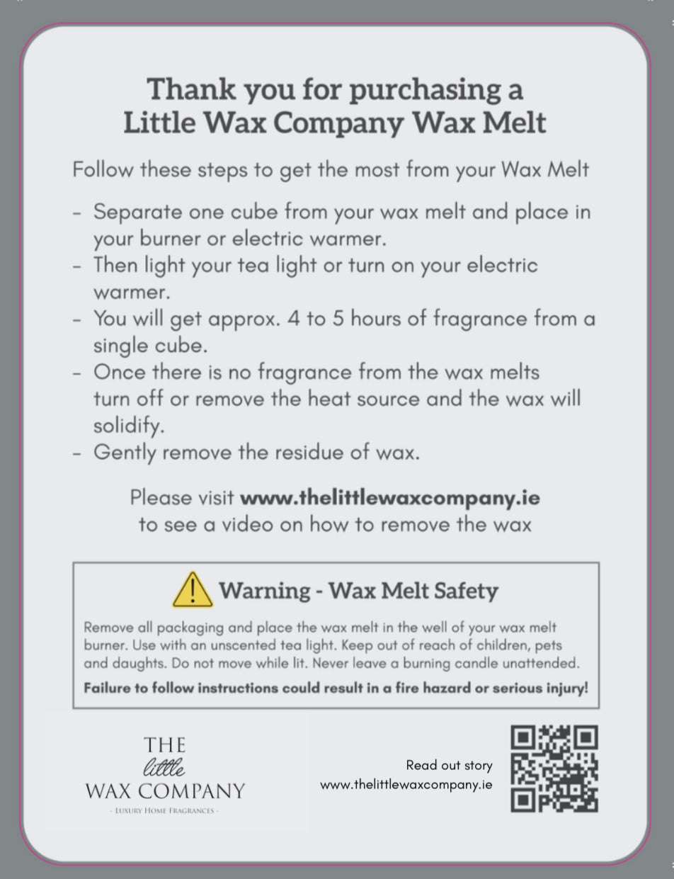 The Little Wax Company Wax Melt - Inspired by 'Sauvage'