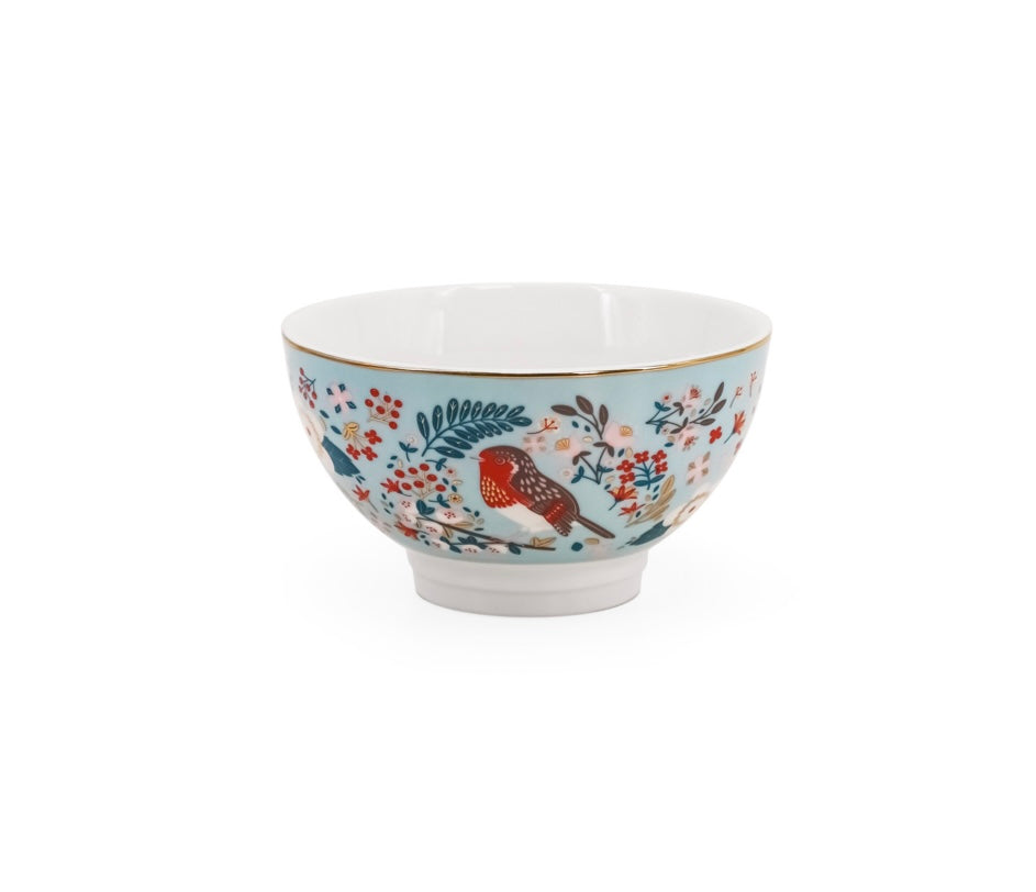 Tipperary Crystal Birdy Cereal Bowls -  Set of 4