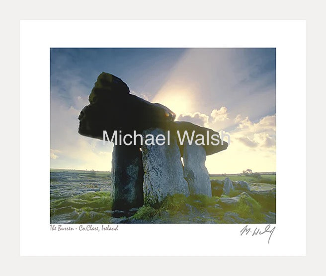 THE BURREN - Michael Walsh Framed Print