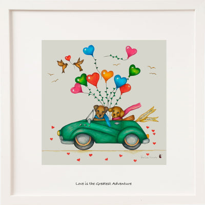 Belinda Northcote 'True Love is the Greatest Adventure' Framed Print*