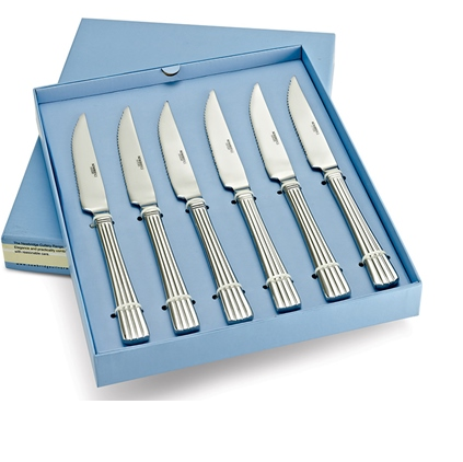 Newbridge Silverware Stainless Steel Steak Knife - Set of 6