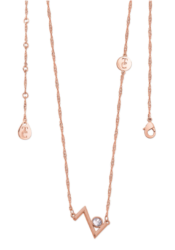 Tipperary Crystal Pendant - Initials A-Z - Rose Gold Plated